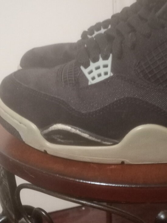 Jordan 4 Retro SE Black Canvas Size 10 Pre-Owned DH7138-006 main image 5
